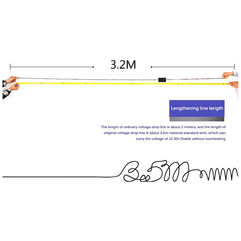 TIOODRE USB Car Buck Line Dash Cam Charger Adapter Hard Wire Kit 12v To 5v Driving Recorder USB Step-Down Cable