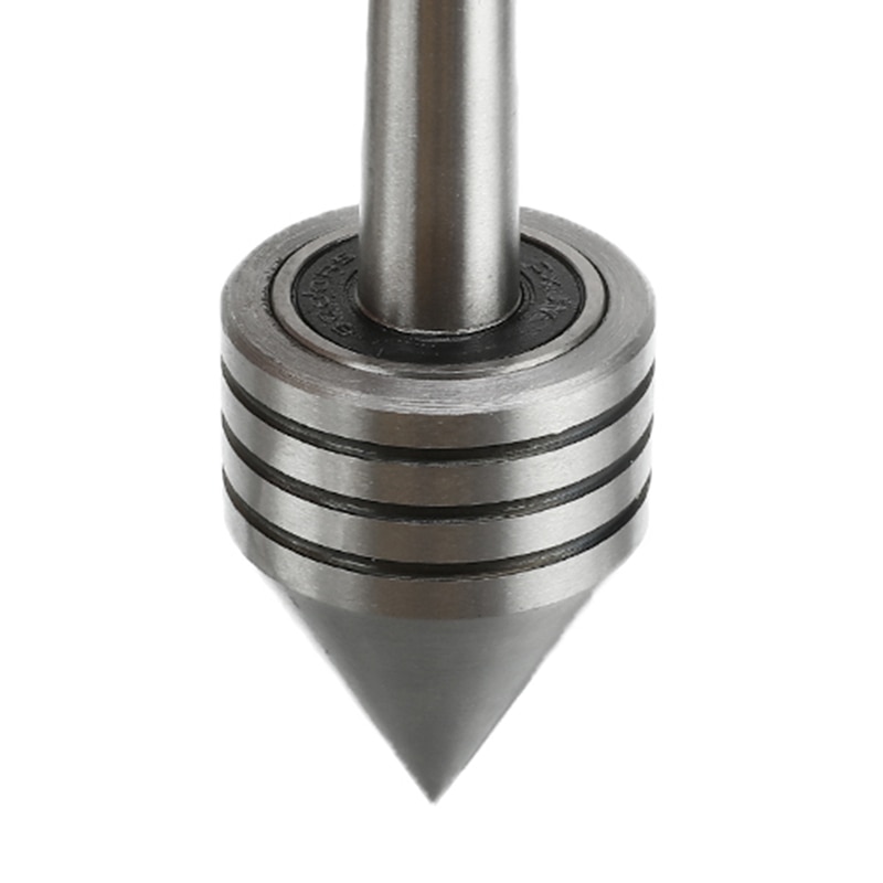 Live Center 60 Degree Point Heavy Duty Live Bearing Tailstock Center Taper Accuracy 0.001mm For Metal Or Wood Lathe Turning