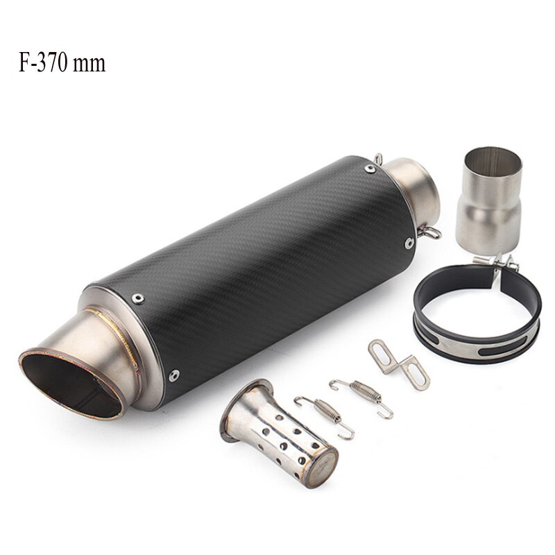 Carbon Fiber Motorcycle Exhaust Pipe Muffler Escape F800r trk502 gsxr750 msx125 cb650f z750 z900 z1000 pcx125 tmax 530: F-370