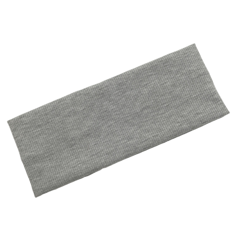 1 diademas deportivas para ciclismo, diadema tejida de algodón coreano suave para mujeres y niñas, pañuelos, accesorios para el cabello de .: Gris