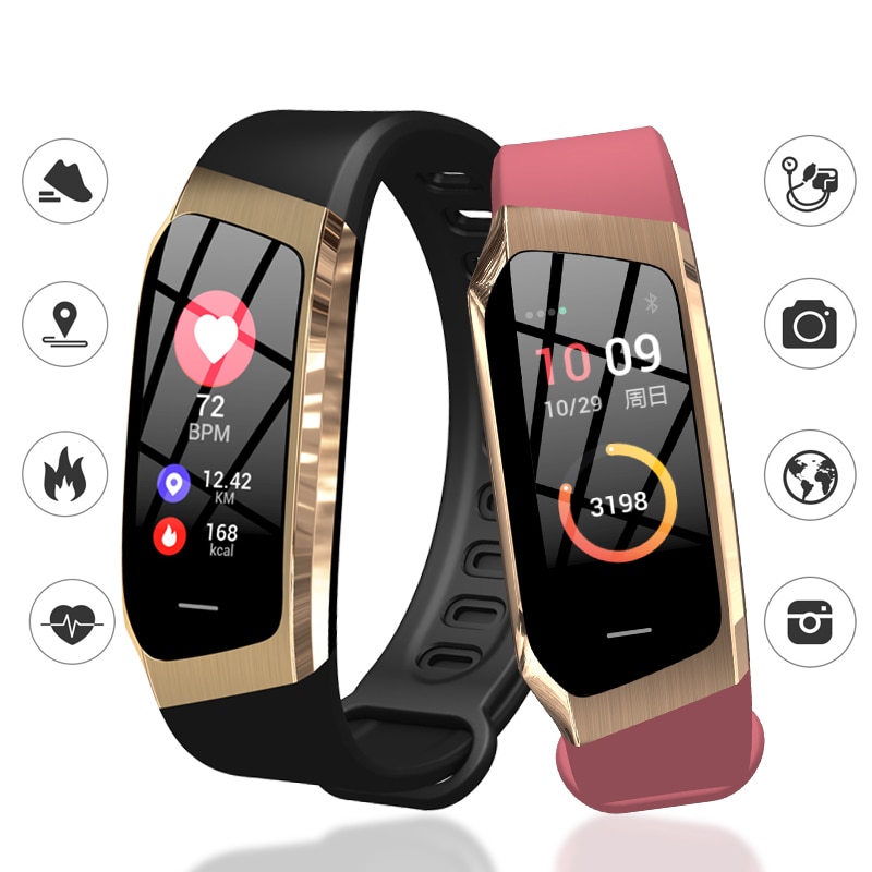 Smart Horloges Armband Voor Vrouwen Mannen Sport Tracker Fitness IP68 Waterdichte Smartwatches Bloeddrukmeter Pk M3 Smartwatch