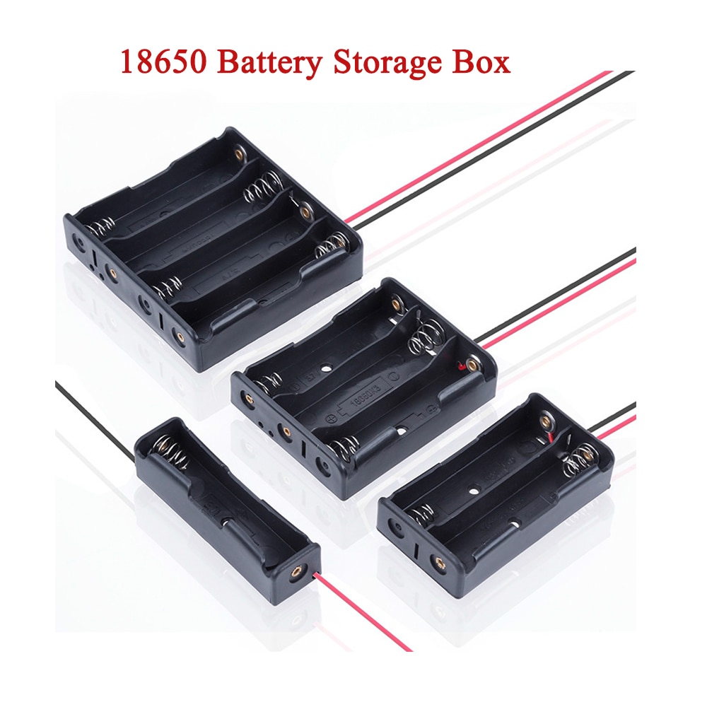 Pojemnik na baterie DIY baterie zacisk mocujący pojemnik z drut ołowiany Szpilka 1x 2x 3x 4x obudowa robić przechowywania baterii ConnectFit