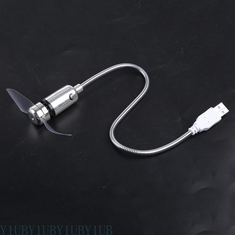 652F Office Outdoor Universal Flexible USB Fan Air Cooling For Laptop Desktop PC Computer USB Powerbank