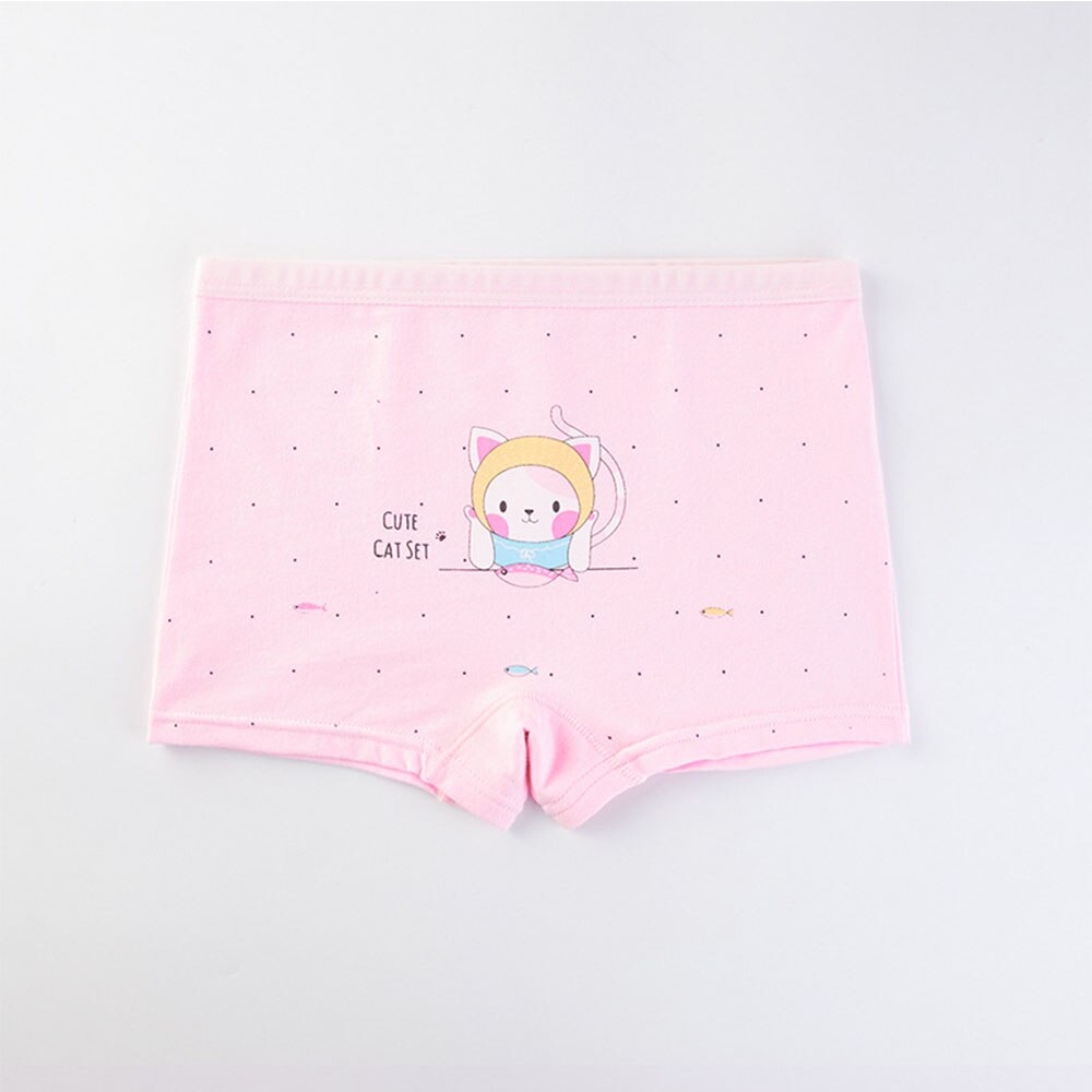 Ragazze mutandine bambini biancheria intima di cotone slip per bambini cartone animato corto 5 pz/lotto