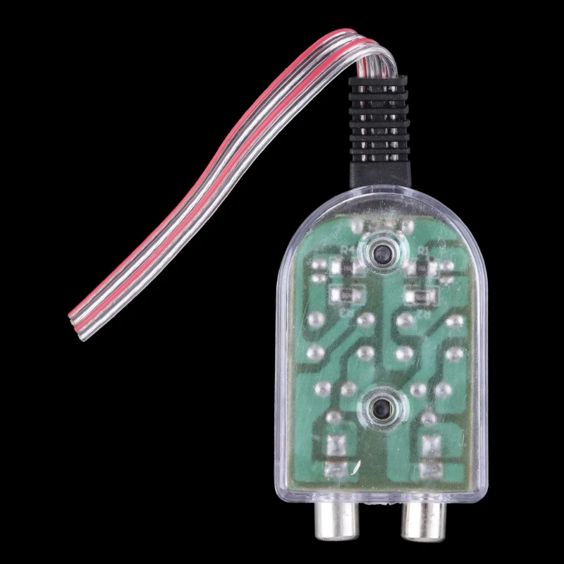 Auto 12V Stereo Hoge naar Lage Lijn RCA Luidspreker Niveau Uitgang Converter Kabel Adapter