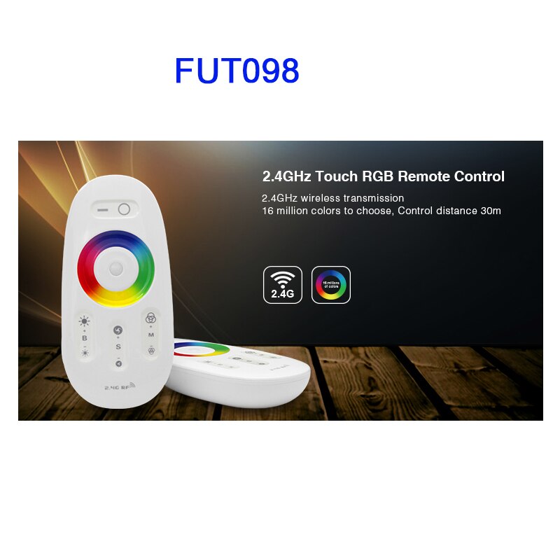 Miboxer 2.4g 4 sone 8 sone trådløs fjernkontroll rf rgbww rgb cct led pære led downlight bryter led strip panel lyskontroller