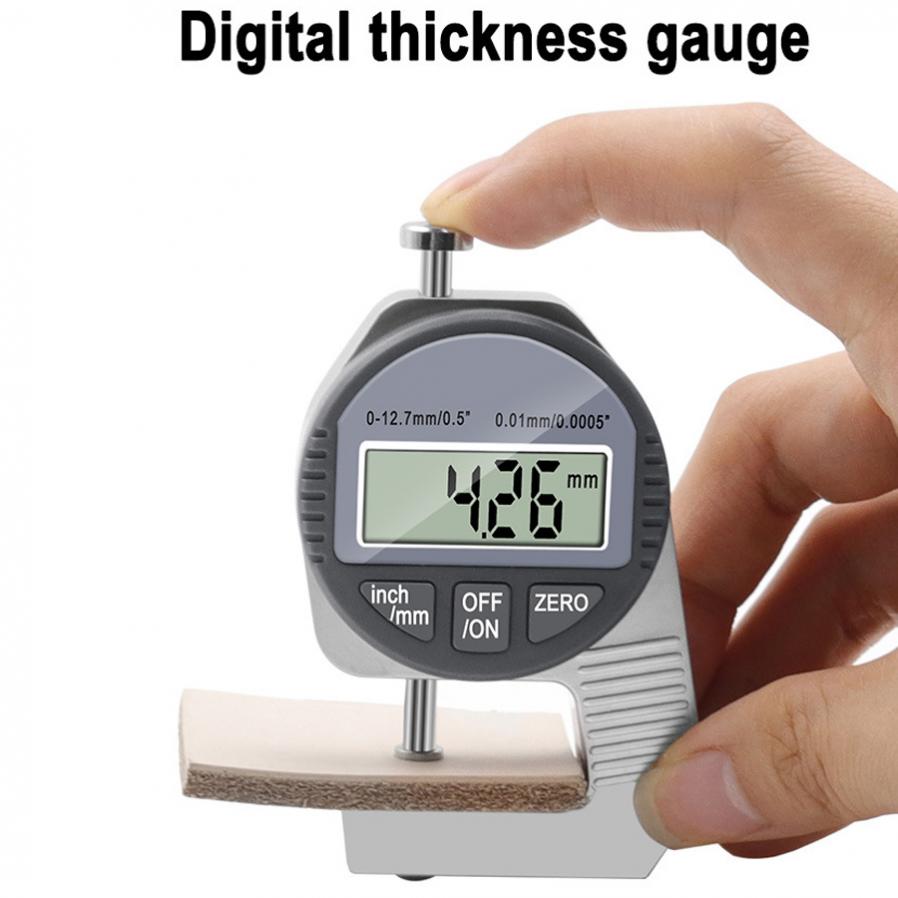 0-12.7Mm/0.01Mm Digitale Diktemeter Metalen Breedte Meting Dikte Meter Dial Tester Stevige Analyze Meten gereedschap