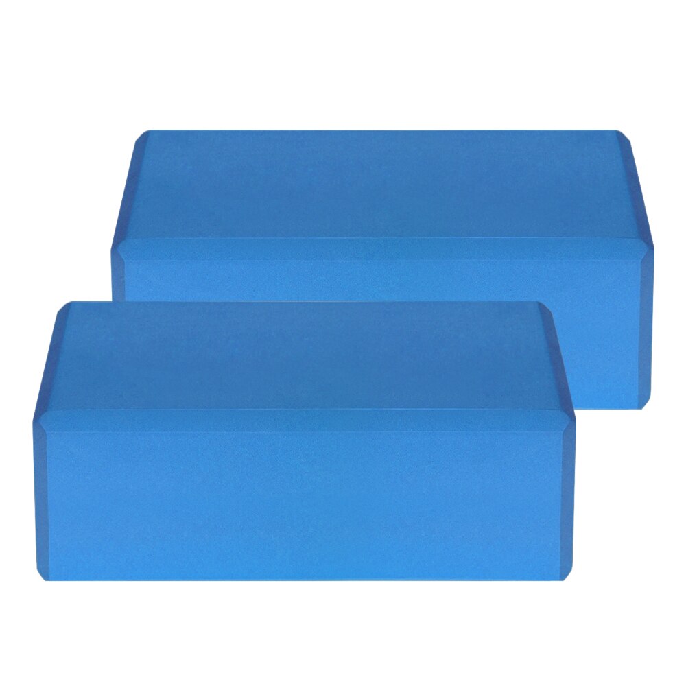 1PC/2PCS EVA Yoga Blocks Non-slip Training Exercise Bolster Cushion Stretching Body Shaping Yoga Blocks For Home Gym Fitness