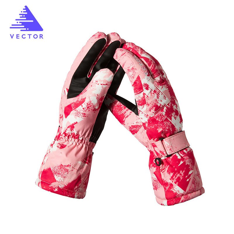 Dames kinderen ski handschoenen snowboard handschoenen motor winter skiën klimmen fiets handschoenen waterdichte sneeuw wanten: Vrouwen 07 / M