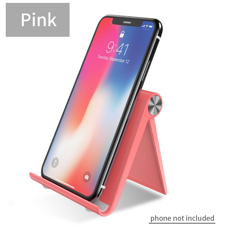 Olaf Phone Holder Stand Mobile Smartphone Support Tablet Stand for iPhone Desk Cell Phone Holder Stand Portable Mobile Holder: Pink