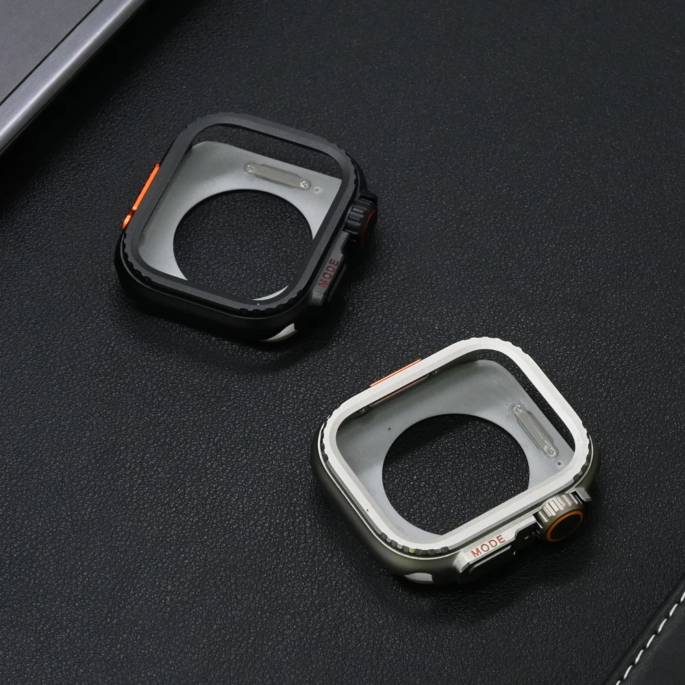 Roestvrij stalen band voor Apple Watch-band 49 mm 46 mm 45 mm 44 mm Vlindergesp Link-armband + kast Iwatch 10 9 8 7 6 5 Se Ultra