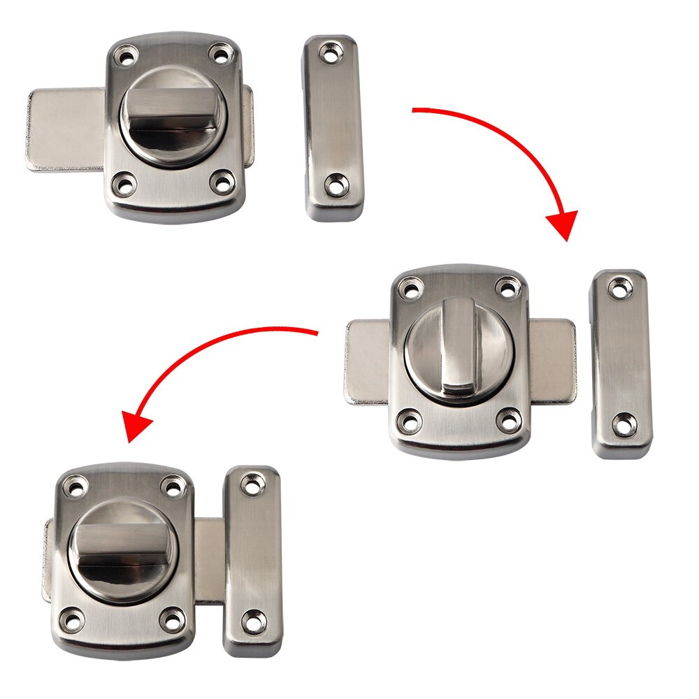 Cadena de seguridad para puerta de seguridad para el hogar, pestillo de puerta de guardia sujetador Universal para el hogar, ventanas, WC, Cerradura para puerta de baño, pestillo de armario