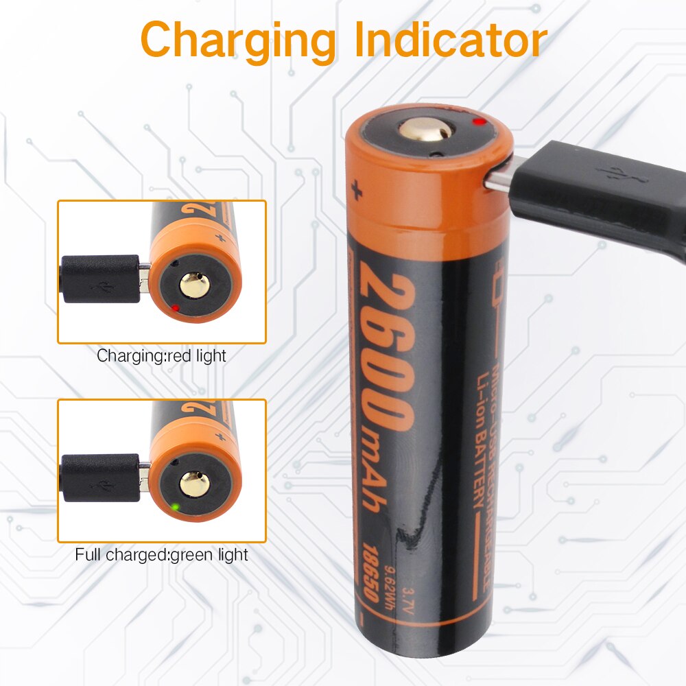 BORUiT 100% Original 18650 3.7 v 2600/2200/4000mAh Lithium Rechargeable Battery For Flashlight Headlamp Batteries