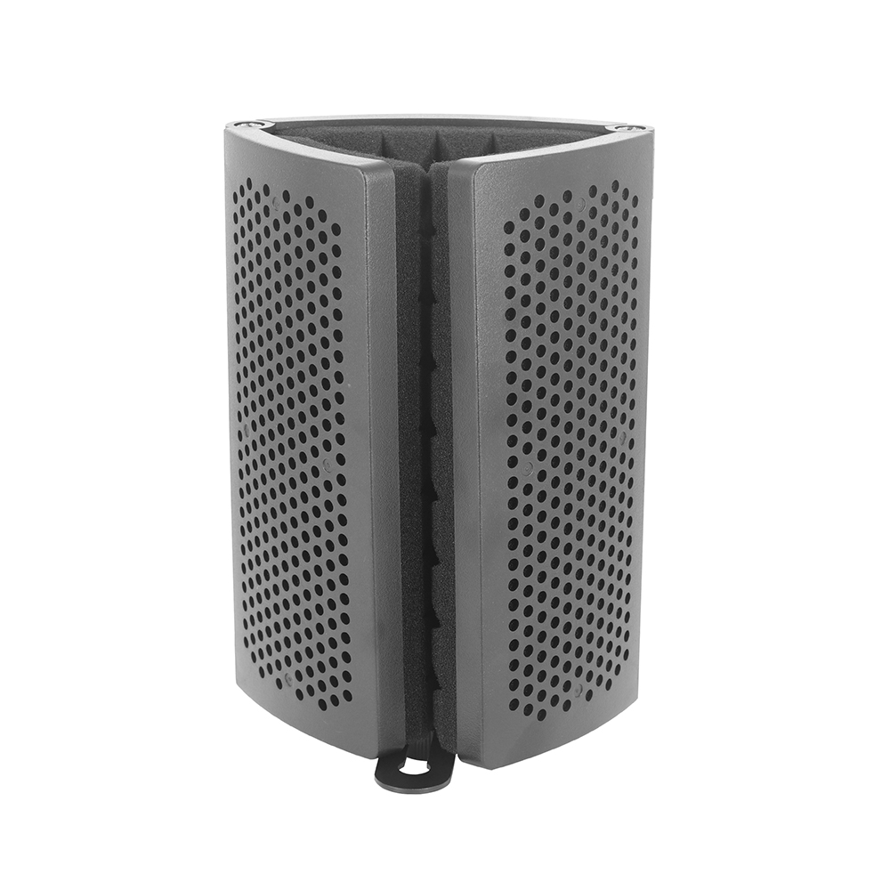 Capot d'isolation de microphone, bouclier de microphone pliable avec triple isolation sonore, adapté aux équipements d'enregistrement de microphone