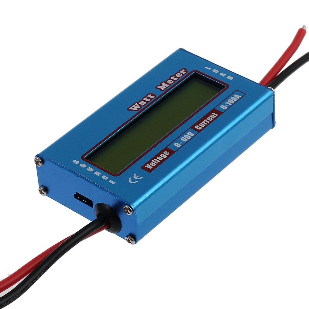 Digital Monitor LCD Watt Meter 60V/100A DC Ammeter High Accuracy RC Battery Amp Analyzer Tool Power Energy Watt Meter