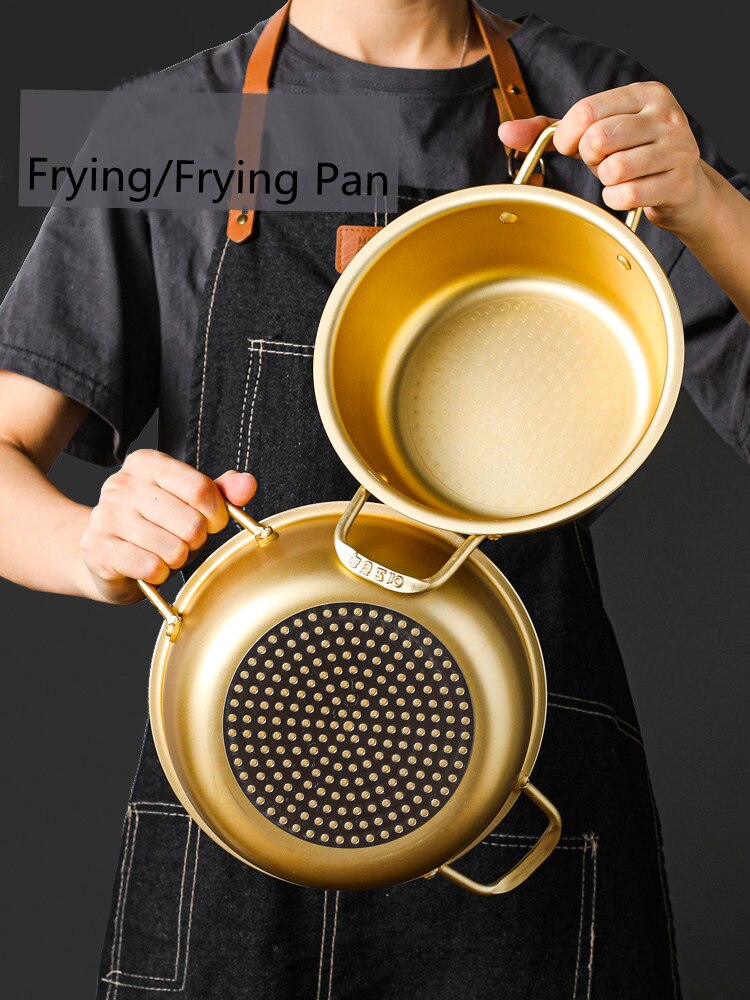 Koreaanse Stijl Instant Noodle/Soeppan Huishouden Inductie Fornuis Kleine Aluminium Pan Creatieve Keukengerei Soep/Rijst Kom