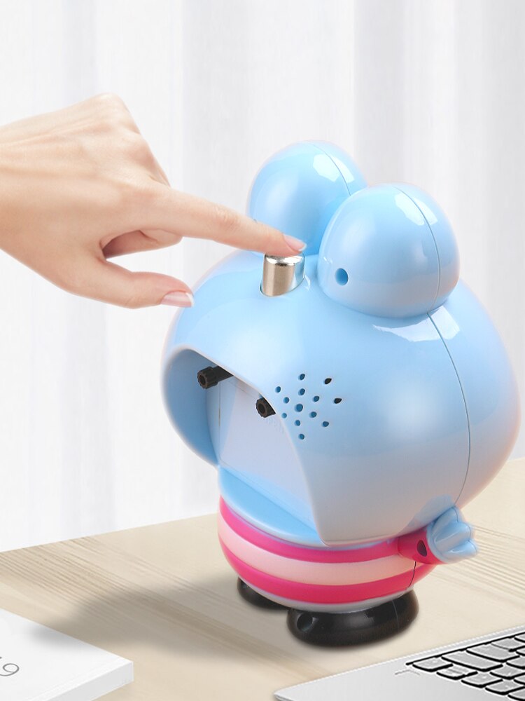 Children's Alarm Clock Special Cartoon for Students Can Speak Mute Night Light Sound, Super Large Intelligent Electronic