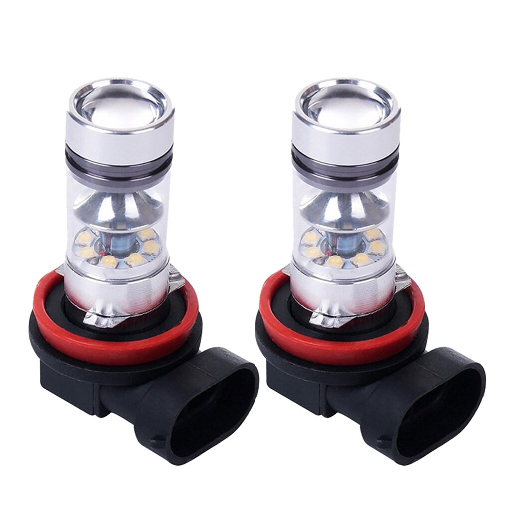 1 paar H11 20LED 100W hoch Energie Projektor Nebel Fahr Licht Lampen-Weiß
