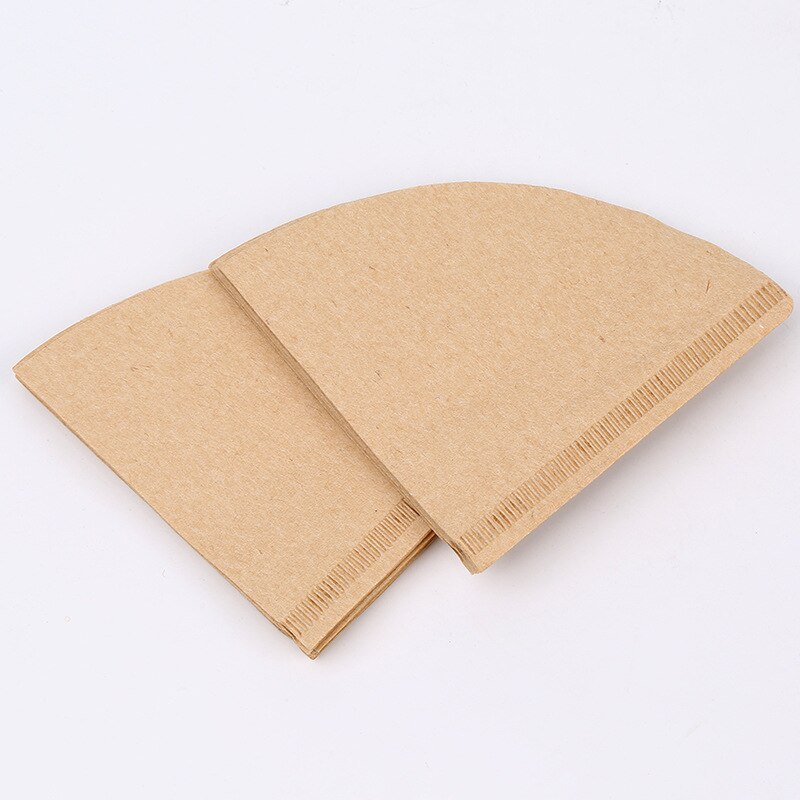 V60 Filter Cup Special 102 Coffee Filter Paper Coffee Filter Papers Unbleached Original Wooden Drip Paper Cone Shape Coff