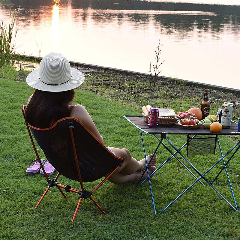 Ultralätt bärbar hopfällbar stol avtagbar utomhusfiske camping resa bbq oxford tyg hög belastning 150kg skicka förvaringsväska
