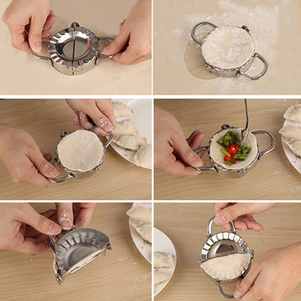 Facile bricolage cuisine boulette moule boulette emballage couteau faisant la Machine à la vapeur pâtisserie outil boulette boulette Machine
