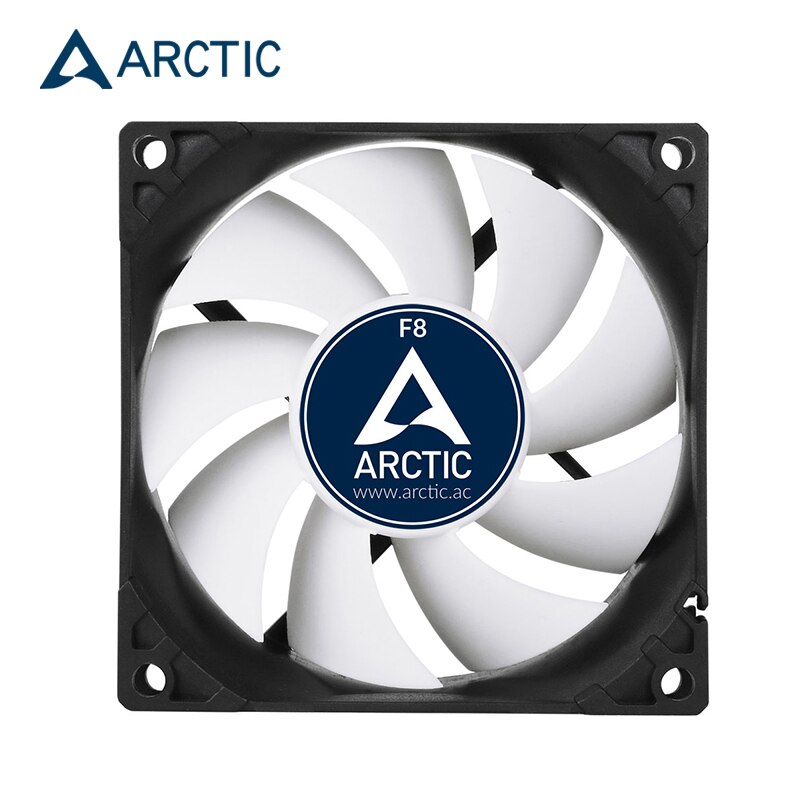 Arctic F8 Computer Case 8Cm Fan 3pin 2000Rpm 80X80X25Mm Cpu Water Koelventilator: 1pcs