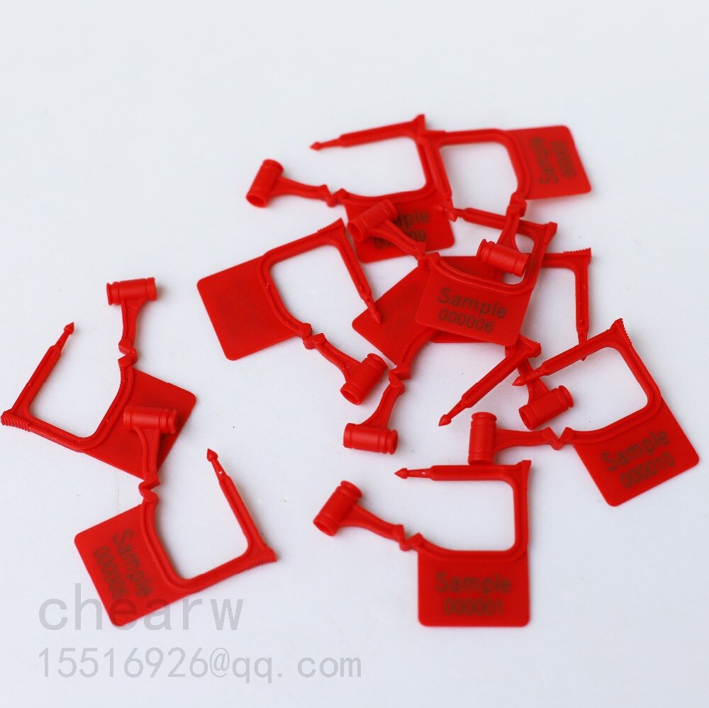 Cadenas en plastique jetable, 500 pièces, , compteur de serrure
