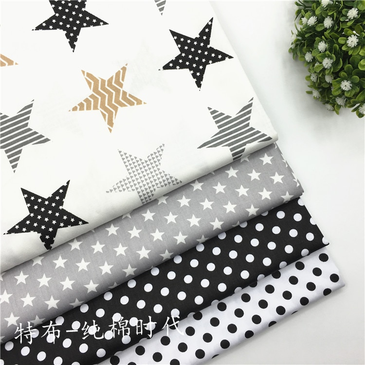 160 cm * 50 cm katoenen doek stof voor DIY crib beddengoed kussen vel apparel quilten handwerk decor
