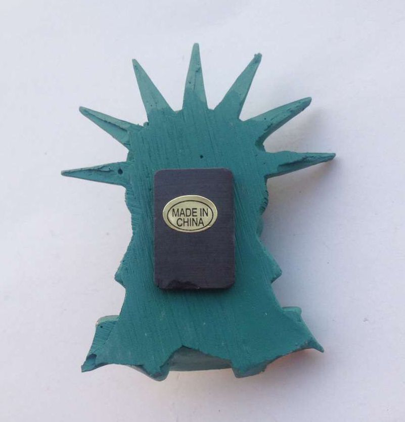 Handmade Painted Statue Of Liberty 3D Fridge Magnet Travel Souvenirs Refrigerator Magnetic Stickers