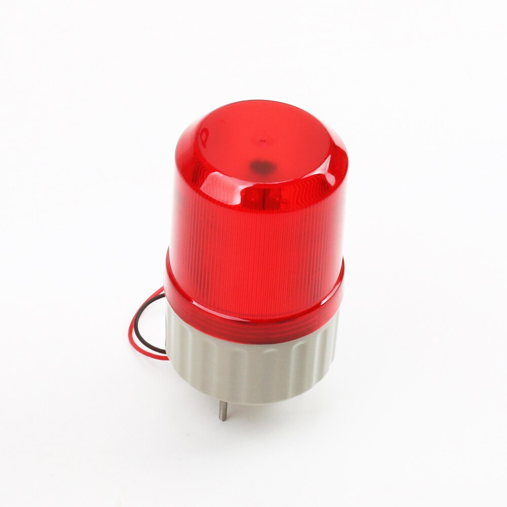 AC 220v 110v DC 12V 24V LED-1081 LED Rotating Industrial Warning Light buzzer sound Red Yellow Blue Green indicator light