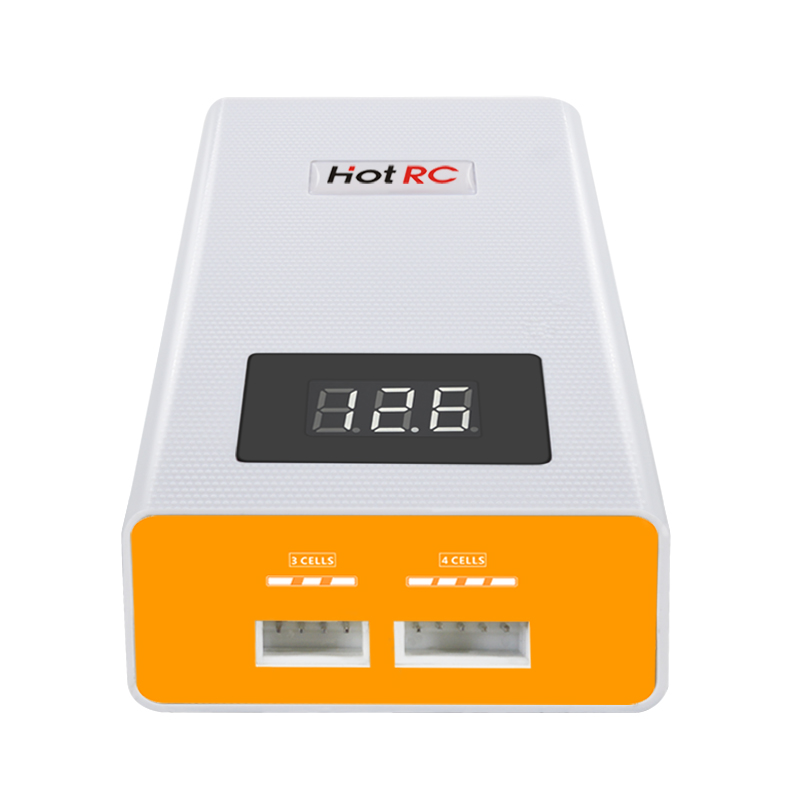 Hotrc A400 Digitale 3S 4S 3000mAh RC Lipo Batterij Balanslader met LED Scherm voor 4s 3s Lipo Batterij Lading