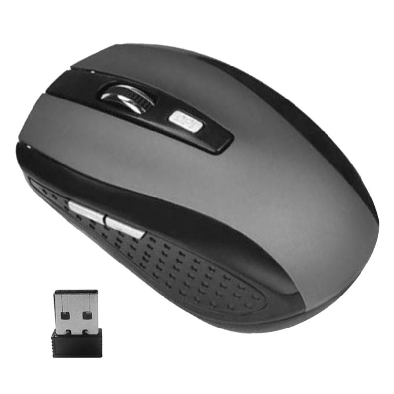 2.4GHz Wireless Mouse for Laptops PC 2000DPI for laptop PC Optical Wireless Computer Mouse for Laptop Notebook PC: Gray Mouse