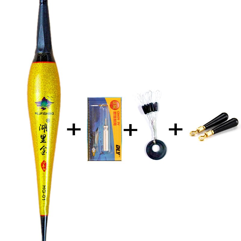 WLPFISHING Angeln schweben Elektrische Schwimmer Schwerkraft Sensor Clever IC Bauen-in Fisch Köder Antenne Ändern Farbe LED Leuchtende Schwimmer: Gelb