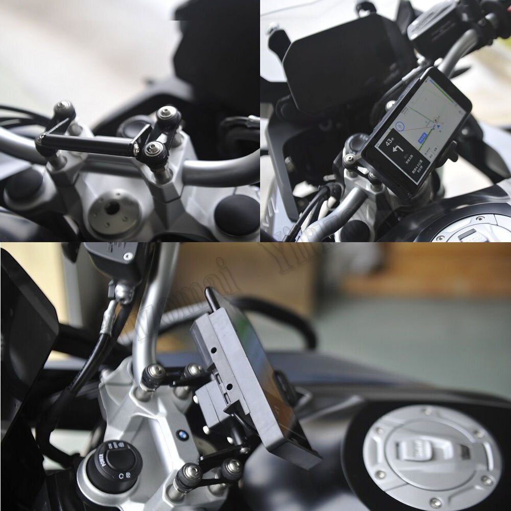 handlebar mobile phone Navigation bracket USB phone charging FOR BMW F900R F900XR F 900 R F 900 XR F900 R F900 XR 12mm