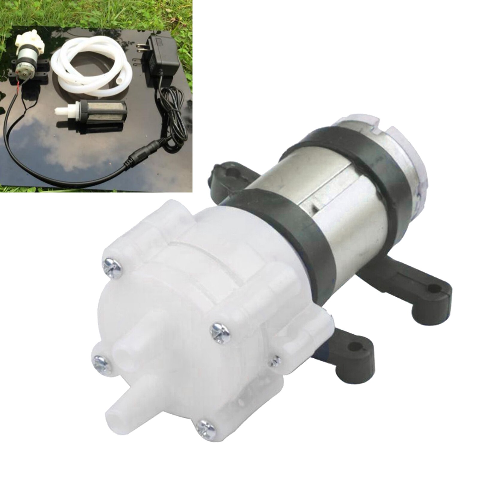 DC 6V-12V 500-700mA Water Flow Food Grade Self Priming Diaphragm Micro Water Pump