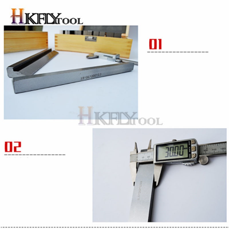 150X9 Mm 150X8.5 Mm 18 Pcs 9 Pairs Precisie Parallel Set, Parallelliteit: 0.01 Mm, Parallel Block Gauge Set