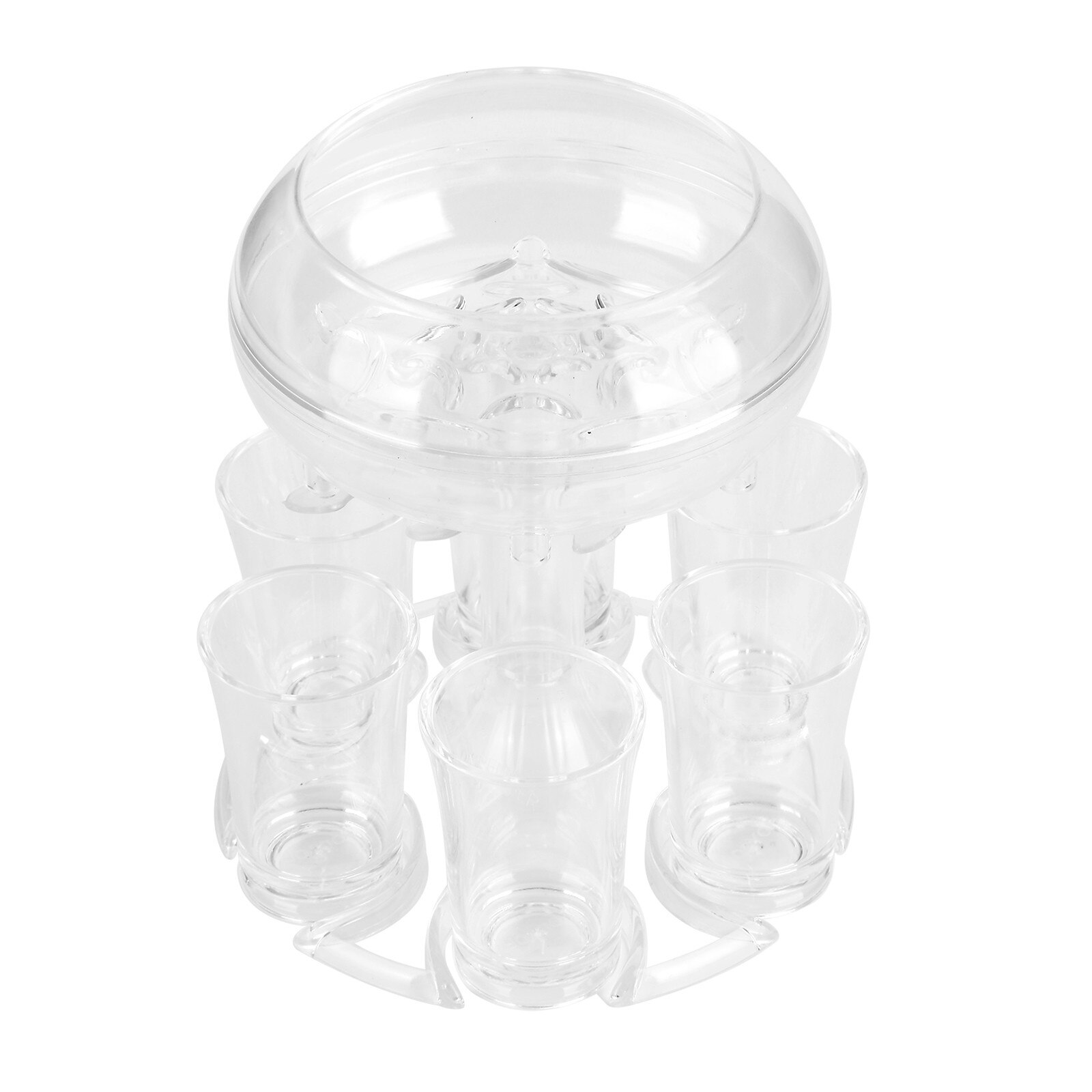 6 Borrelglas Dispenser Wijn Whisky Bier Dispenser Rack Bar Accessoires Caddy Liquor Dispenser Party Games Drinken Gereedschap # T2G: D