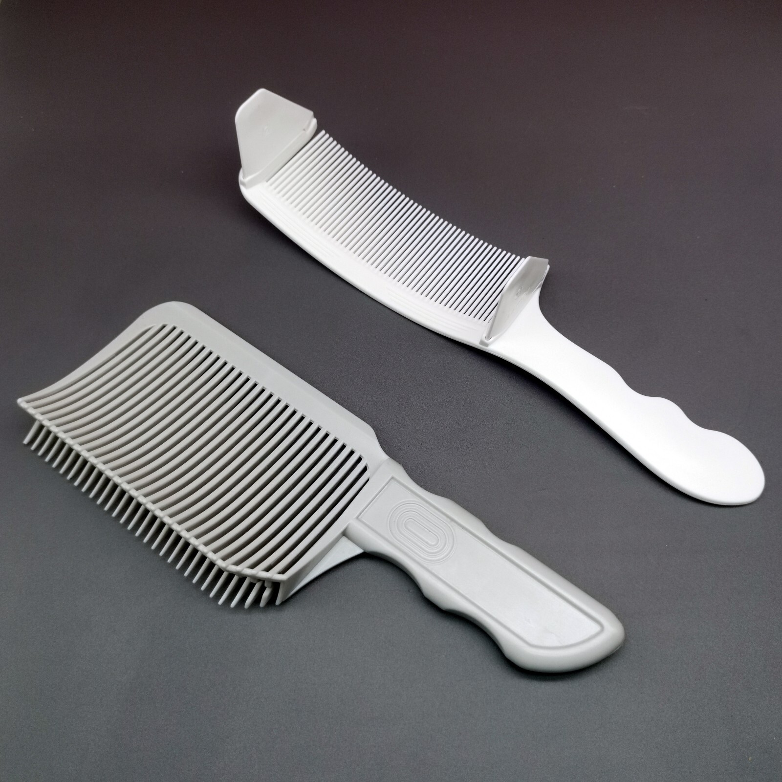 Peine de corte de pelo para hombre y mujer, accesorio de peluquería de 1/2/3 piezas, con tapa plana, para decoloración y estilismo: Azul