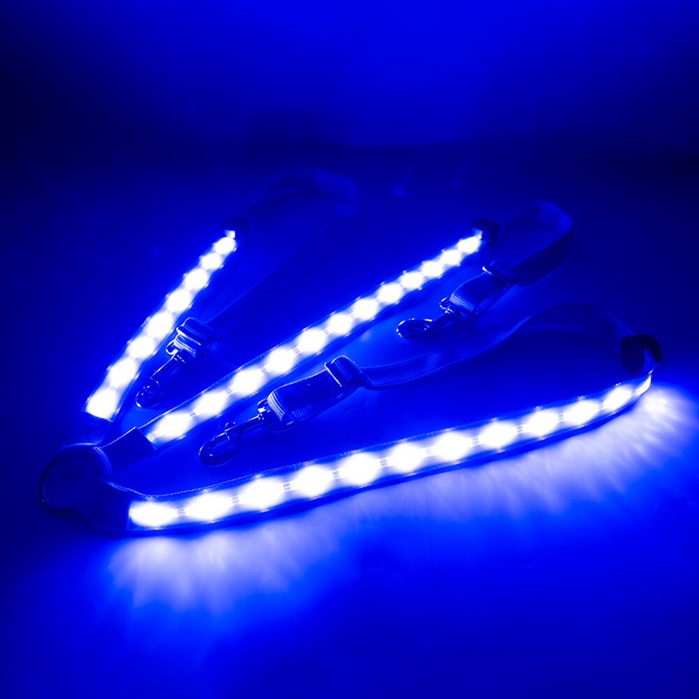 Haute Visibilité LED Cheval Plastron Col Cheval Ceinture Thoracique Punaises Équitation Équestre Équipement De Sécurité