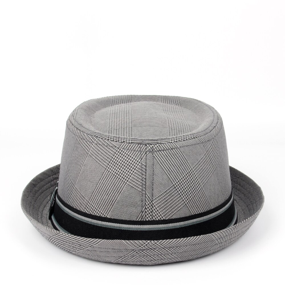 Mænd solhat flad pork pie hat til gentleman far bowler porkpie kirke jazz hat stor størrelse sml xl