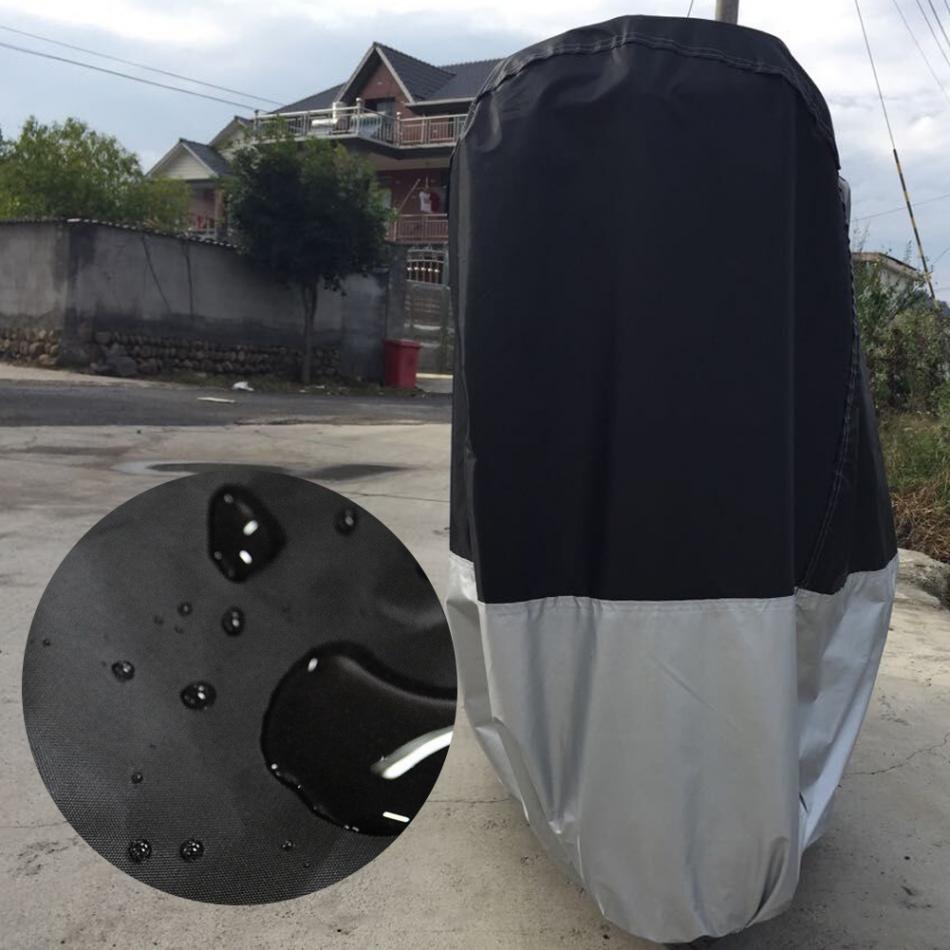 Motorcycle Moped Scooter Full Cover Breathable Outdoor Dust Rain UV Protector Waterproof Cover