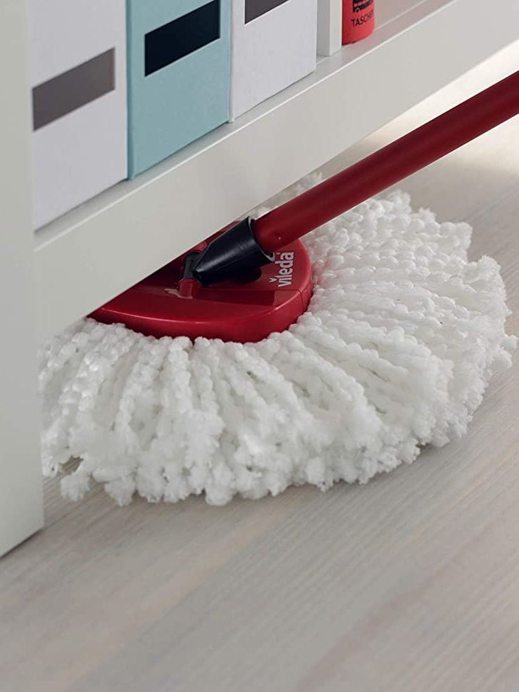 Vileda Turbo Easy Wring Replacement Mop, Living Room Kitchen Bathroom Floor Cleaning