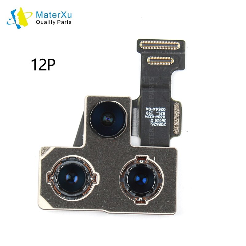 Origina Rear Big Camera Flex Voor Iphone 11 12 13 X Xs Xr Mini Pro Max 7G 7P 8G 8P Telefoon Sensor Kabel Reparatie Armatuur Onderdelen Kits