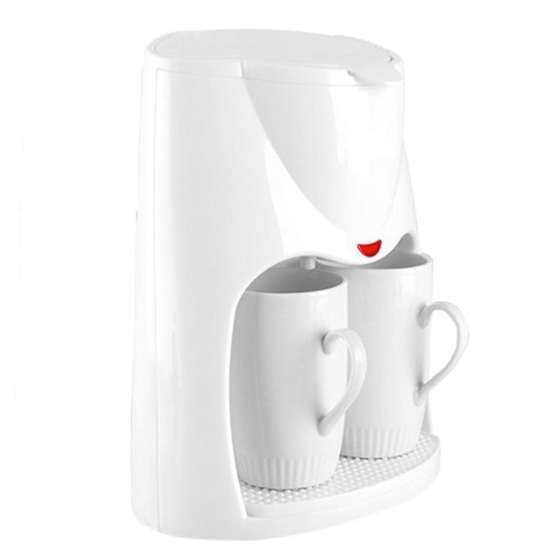 2 Cups Drip Coffee Makers 500W Electric Automatic Coffee Steam Espresso Espresso Machine Portable Outdoor Travel Coffee Machine