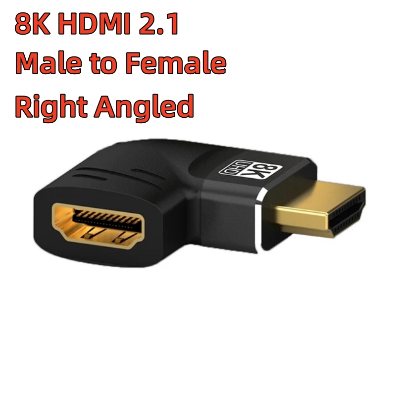 HDMI 2.1 Male to Femal Adapter 8k60Hz 4k120Hz High Speed Micro Mini HDMI to HDMI 48Gbps Adapter Coupler for Video Modes TV PC: green