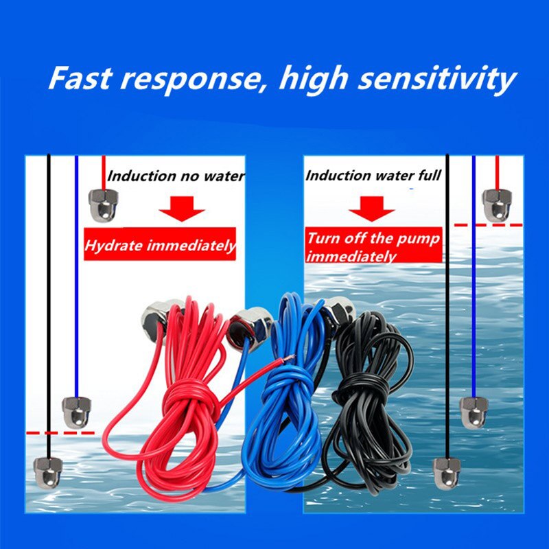 3Pcs/set 2m 5m Stainless Water Level Probe For Water Level Controler
