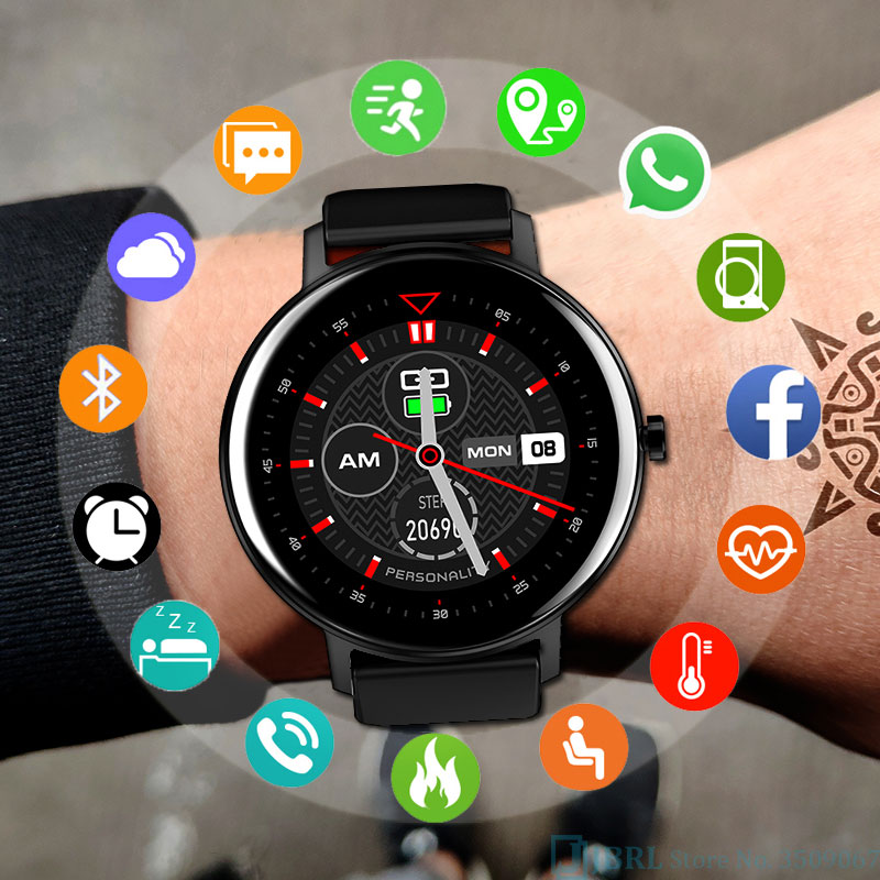 Rundt digitalt ur mænd sport kvinder ure elektronisk led herre armbåndsur til mænd kvinder ur kvindeligt dame armbåndsur timer