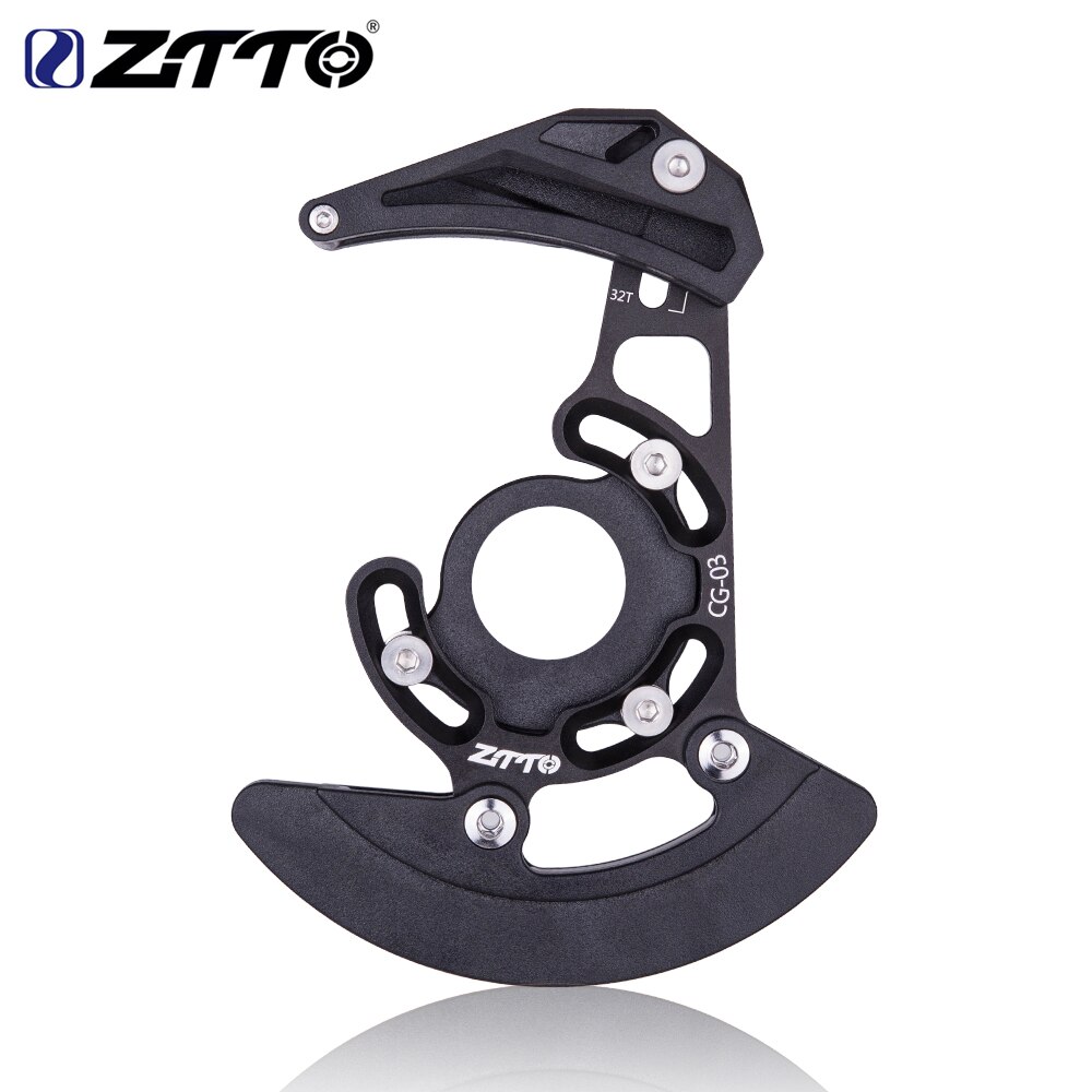 Ztto Mtb ISCG05 Chain Guide Bb Mount 1x Mountainbike Katrol Kettingen Stabilisator Dh 32-38T Kettingblad Protector plaat Fiets CG04: CG-03 BLACK