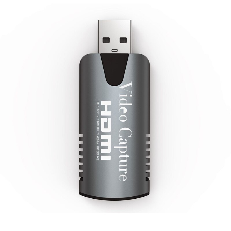 Hdmi til usb 2.0 videooptagelseskort 1080p optager til obs spil live streamer video o capture kort