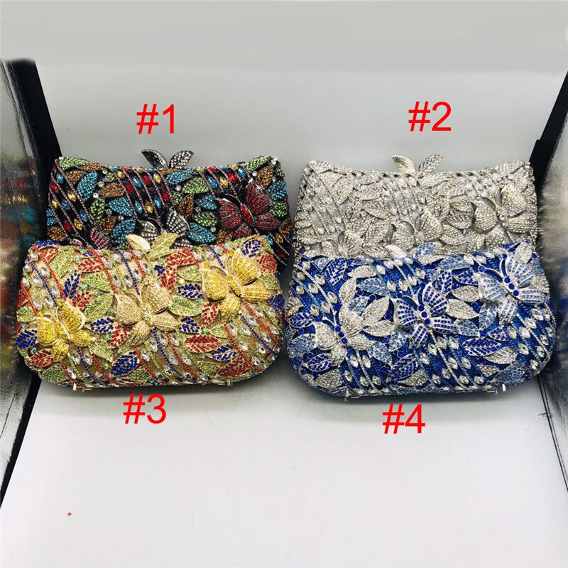 Latest Female Crystal Diamond Clutches Women Evening Bag for Wedding Woman Shoulder Day Clutches Lady Glitter Handbags: as pictures 2